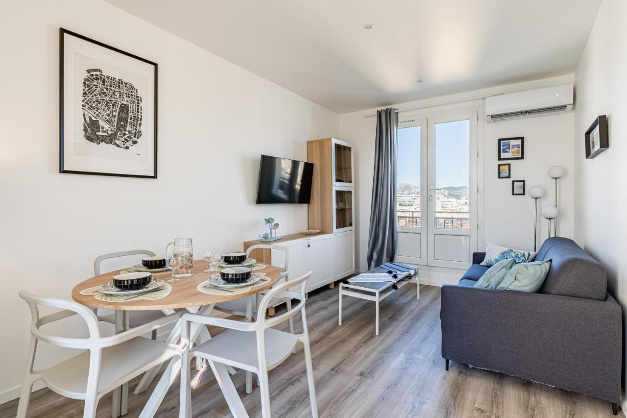 Ferienwohnung Marseille: Superbe Vue Sur Notre-Dame De La Garde Exterior foto